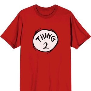 Dr. Seuss Red "Thing 2" Short Sleeve Tee